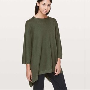Lululemon Divinity Poncho Scarf